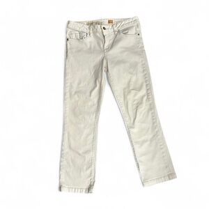Anthropologie Brand/Pilcro and The Letterpress Fit Stet Straight Leg White Jeans